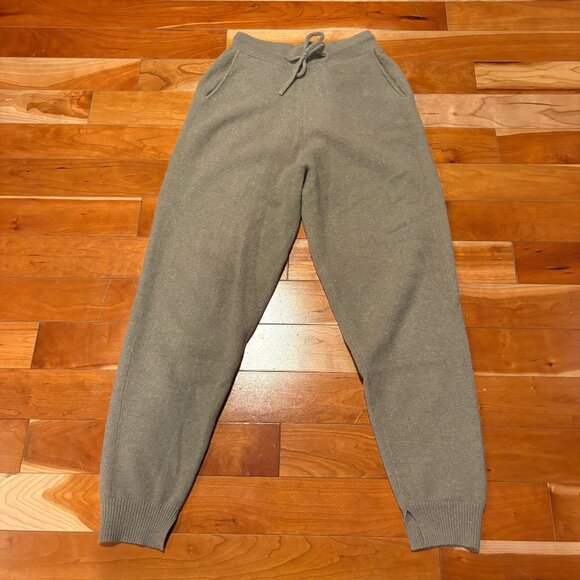 Maison de Papillon 100% Cashmere Drawstring Jogger Sweatpants Women's XS - Picture 1 of 7